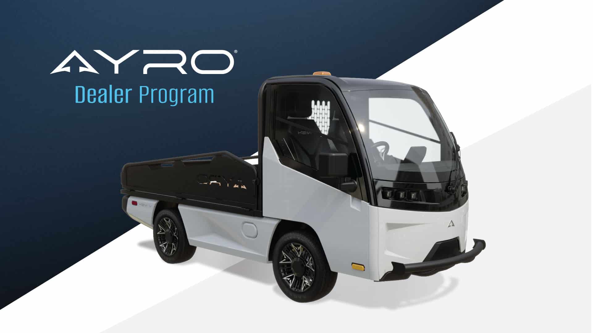 AYRO Announces Dealer Program for the new AYRO Vanish AYRO EV